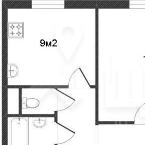 2-комн квартира Гатчина, улица Заводская, 3