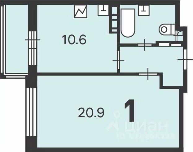 Продажа 1-комн квартиры на вторичном рынке Севастопольский проспект, 7/6к1