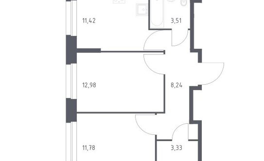 Продажа 2-комн квартиры на вторичном рынке Коммунарка п, Потаповская Роща ул,  д. 36 к2