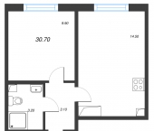 Продать Квартиры в новостройке Санкт-Петербург г., Пискаревский пр-кт   14