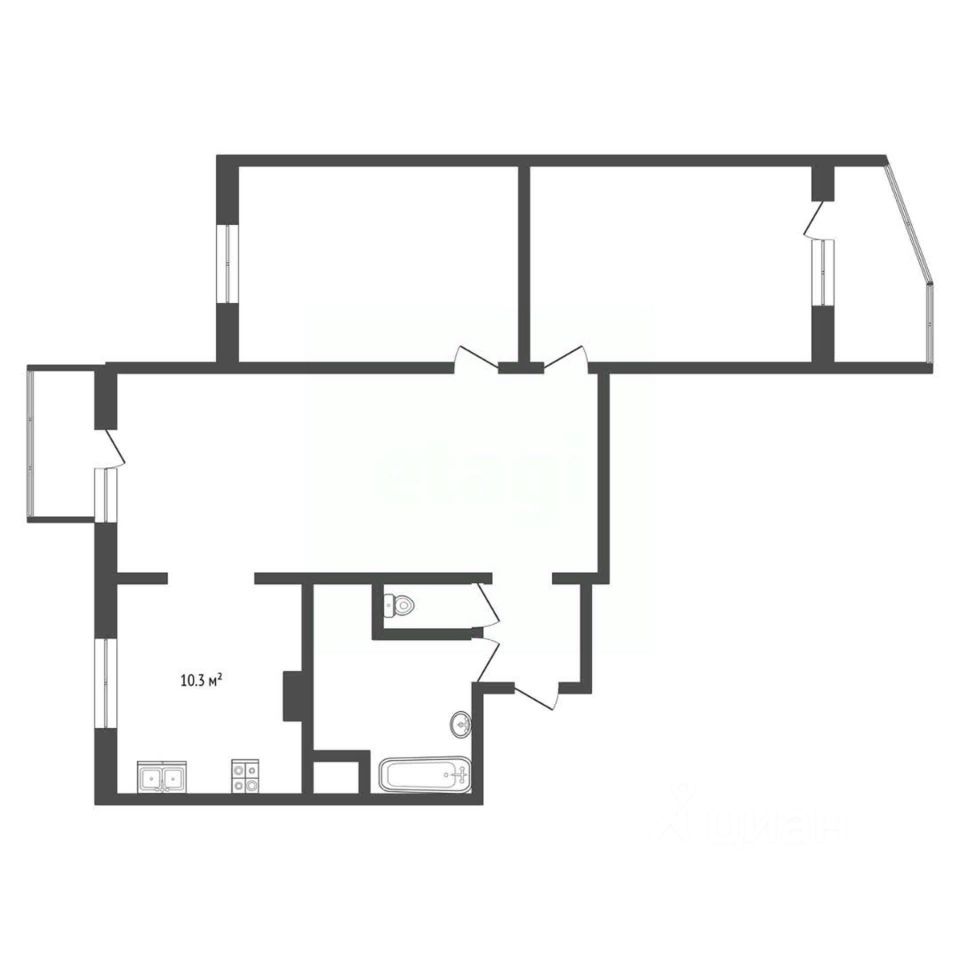 Продажа 3-комн квартиры на вторичном рынке Челябинская улица, 19К2