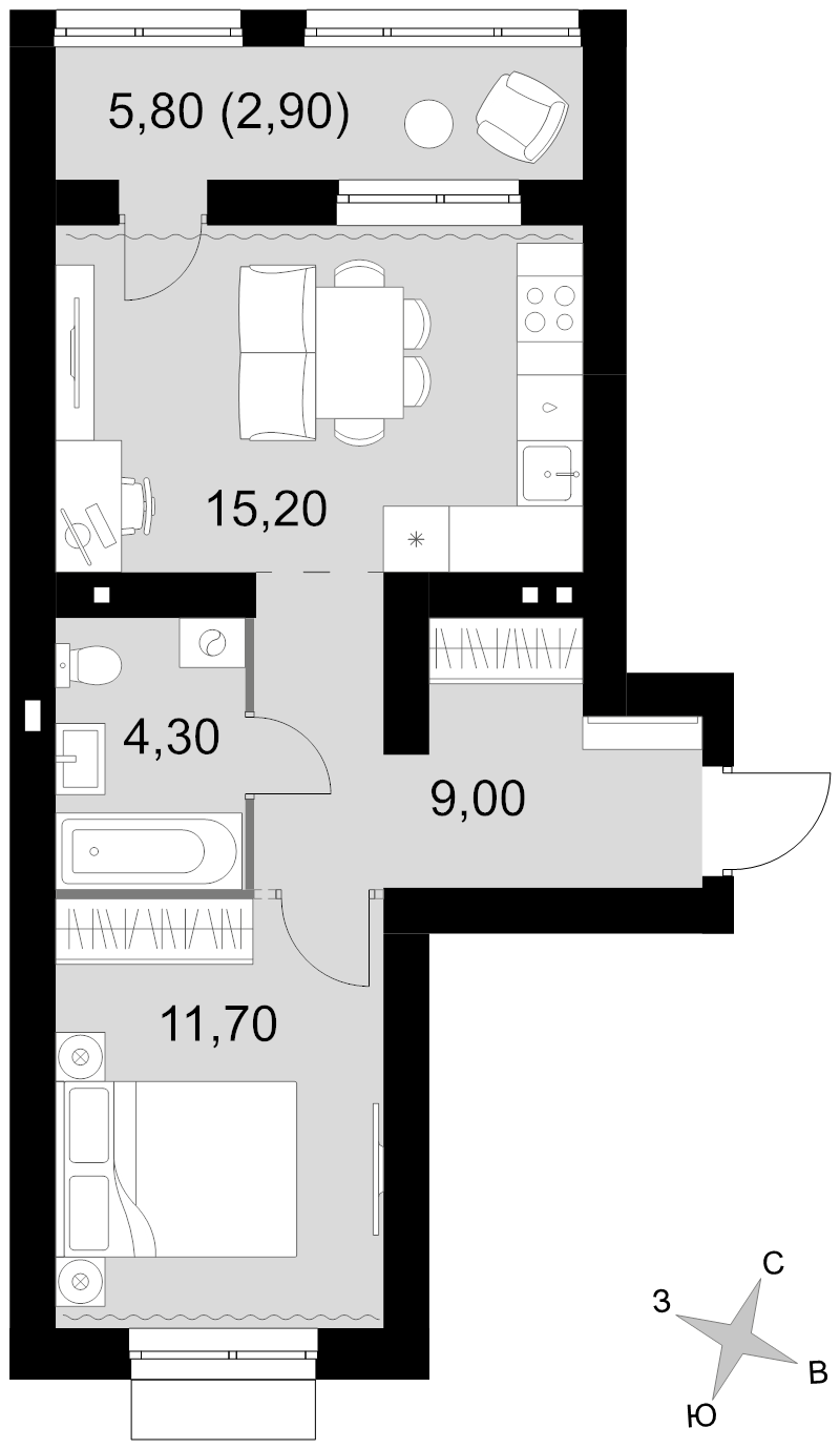 Продажа 2-комн квартиры в новостройке Апрелевка г., Киевское ш.,  к. 3