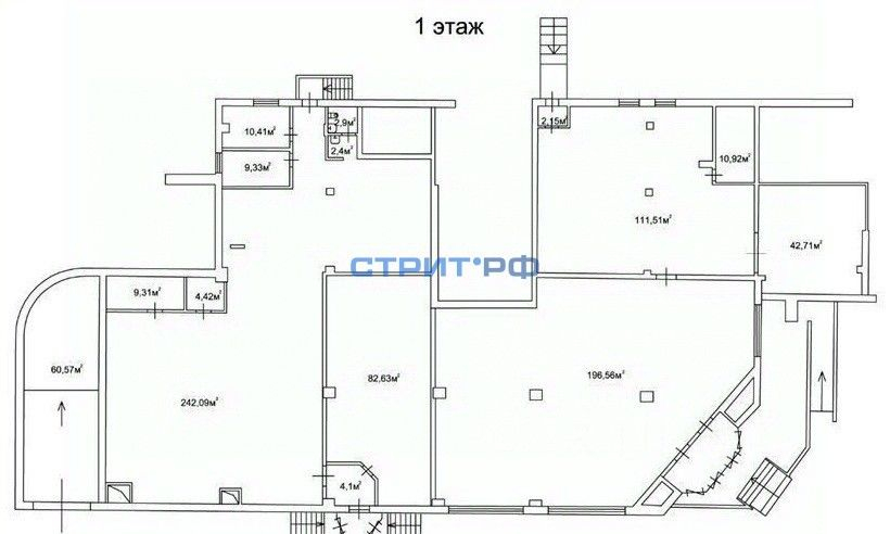Продажа торгового помещения улица Сокольнический Вал,  д. 8