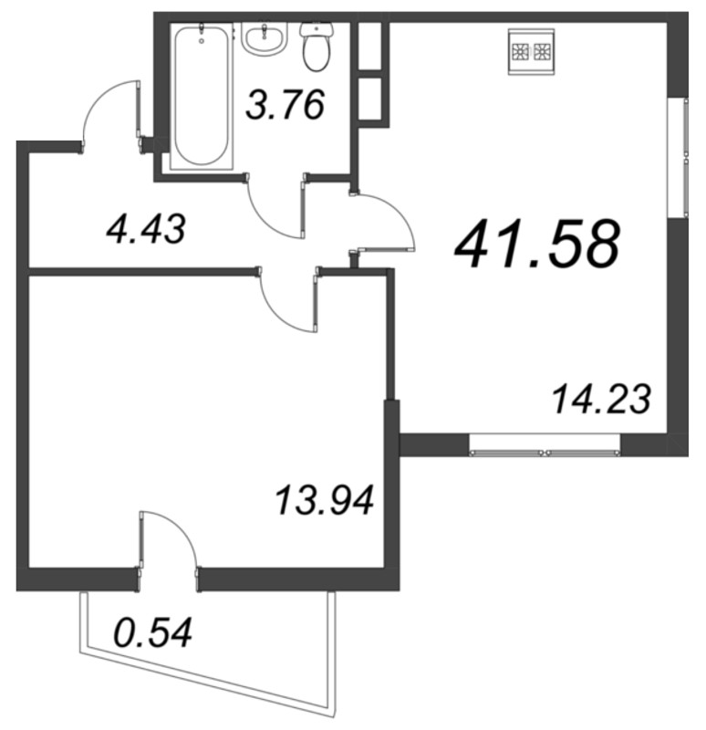 Продажа 1-комн квартиры в новостройке Сертолово г., Дмитрия Кожемякина ул.,  к. 1