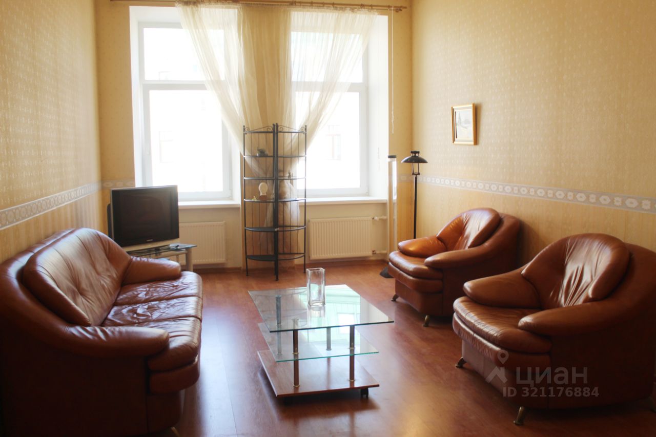 Аренда 4-комн квартиры на вторичном рынке Кирочная улица, 45