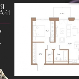 Продажа 1-комн квартиры на вторичном рынке наб Чёрной речки,  д. 47,  к. 2