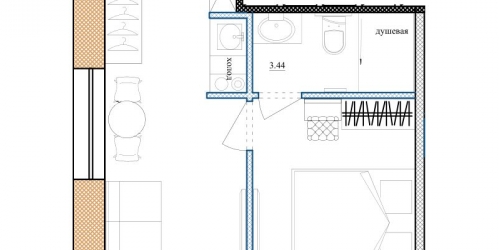 1-комн квартира Москва г., Большой Коптевский проезд