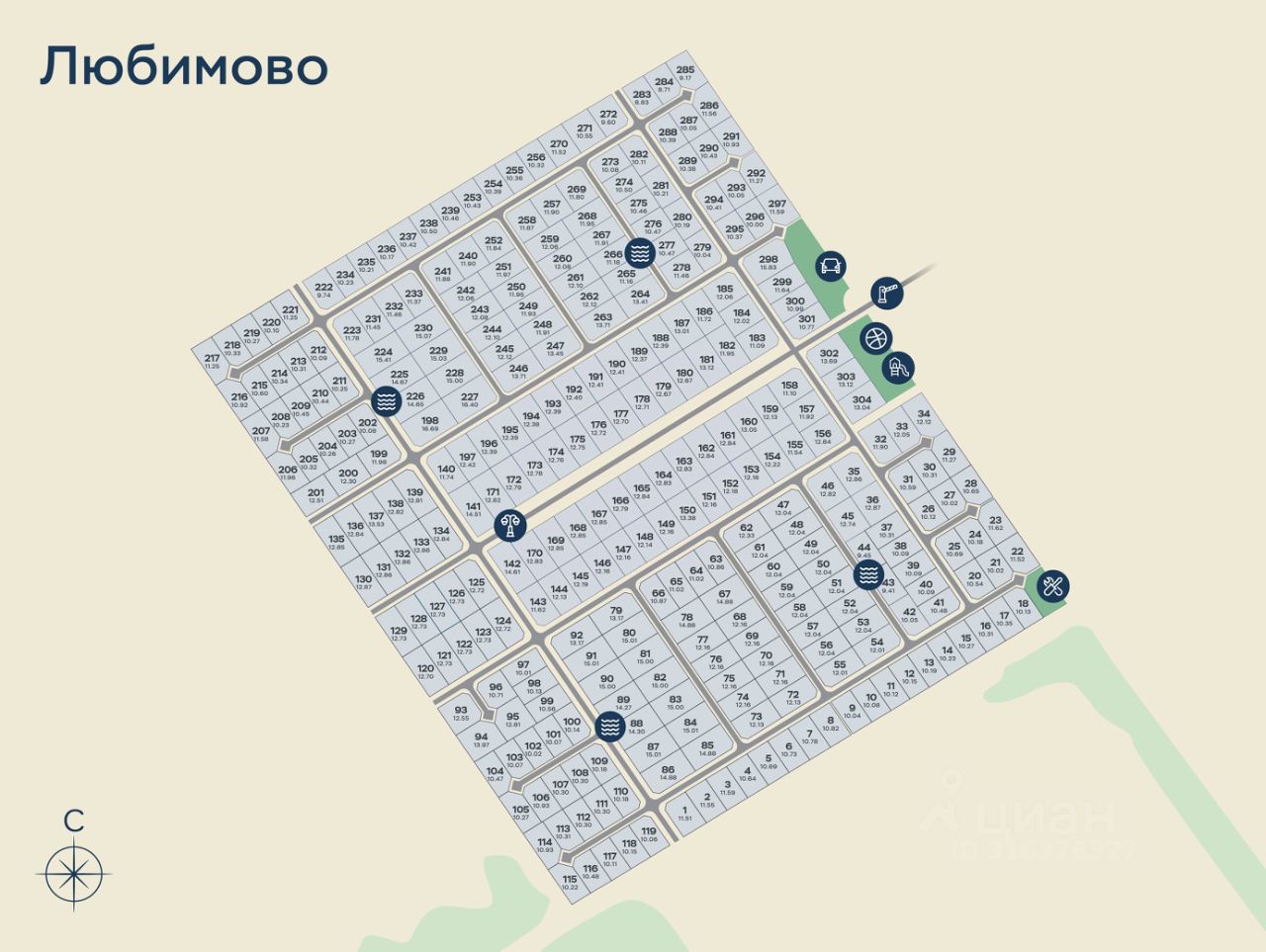 Продажа земли Любимово кп, д. Ладога