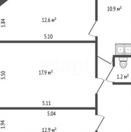 Продажа 3-комн квартиры на вторичном рынке улица Лизы Чайкиной,  д. 18