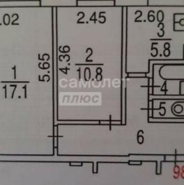 Продажа 2-комн квартиры на вторичном рынке Есенинский б-р,  д. 1/26