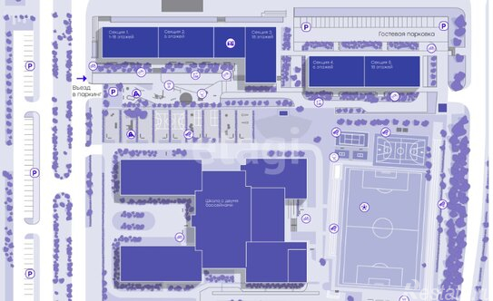 Продажа 1-комн квартиры на вторичном рынке проспект Крузенштерна,  д. 13 с1