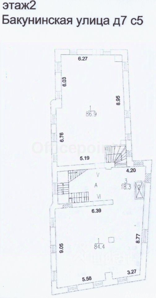 Продажа ПСН ул Бакунинская,  д. 7,  к. 5