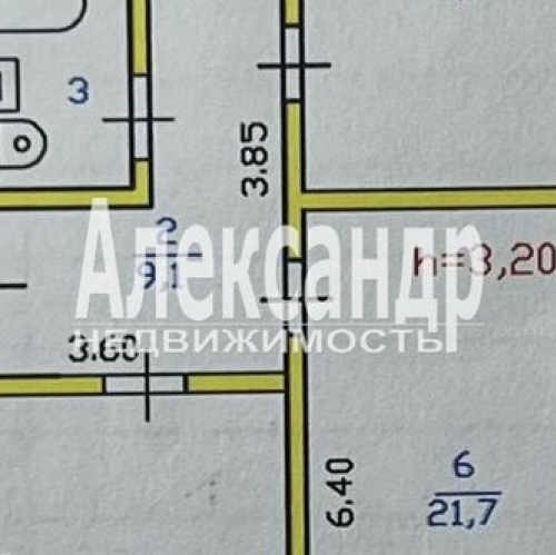 3-комн квартира Выборг, ул Большая Гвардейская,  д. 1