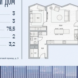 Продажа 2-комн квартиры на вторичном рынке Береговой проезд,  д. 2,  к. 17