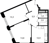 Продажа квартир в ЖК Москва г., Варшавское ш.,  к. 1