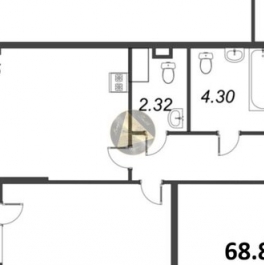 Продажа 2-комн квартиры на вторичном рынке ул Чирикова,  д. 5,  к. 1