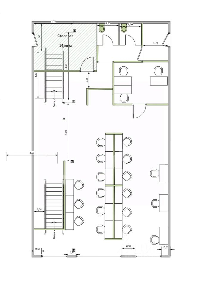 Продажа торгового помещения Бауманская улица,  д. 11 с1