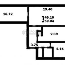 Продажа 3-комн квартиры на вторичном рынке ул Пулковская,  д. 3,  к. 1