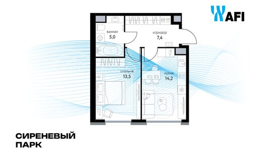 Продажа 1-комн квартиры на вторичном рынке Тагильская улица