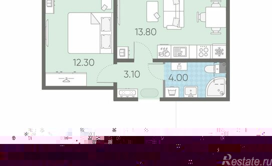 Продажа 1-комн квартиры на вторичном рынке Ковалёво, Поперечная улица,  д. 1 к2