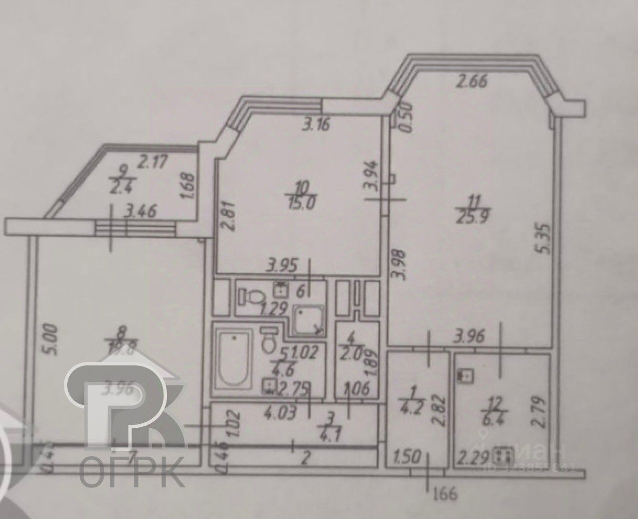 Продажа 3-комн квартиры на вторичном рынке Красногорск, бульвар Красногорский, 9
