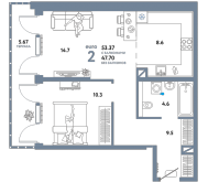 Продажа квартир в ЖК Москва г., Озерная ул.,  к. Байкал