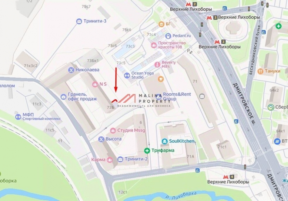 Продажа торгового помещения Дмитровское ш,  д. 73Б