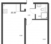 Продать Квартиры в новостройке Санкт-Петербург г., Муринская дор.   18.2