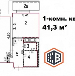 Продажа 1-комн квартиры на вторичном рынке Базовская улица,  д. 24Б