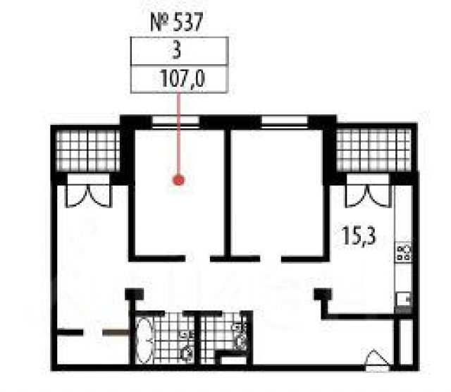 Планировка ЖК Английский квартал,  м2