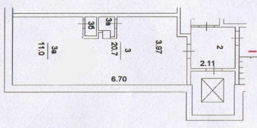 Торговое помещение Газетный пер,  д. 17