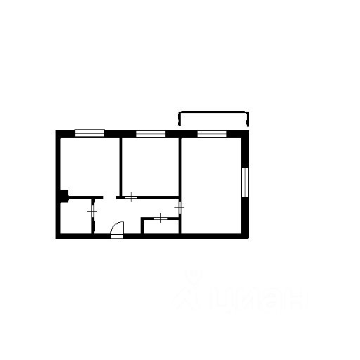 Аренда 2-комн квартиры на вторичном рынке Котельники, улица Сосновая, 1к1