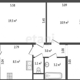 Продажа 2-комн квартиры на вторичном рынке ул Львовская,  д. 19,  к. 2