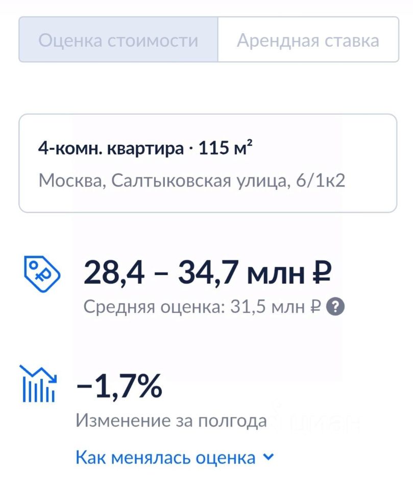 Продажа 4-комн квартиры на вторичном рынке Салтыковская улица, 6/1к2