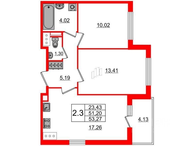 Аренда 2-комн квартиры на вторичном рынке улица Бабушкина, 55к1