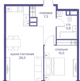 Продажа 1-комн квартиры в новостройке Москва г., Сергея Макеева ул., к. 6 Продажа 1-комн квартиры в новостройке Москва г., Сергея Макеева ул., к. 6