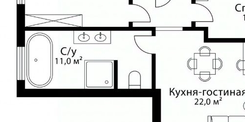 3-комн квартира Большой Предтеченский переулок, 14