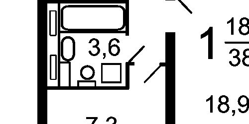 1-комн квартира 15-я Парковая улица, 41К2