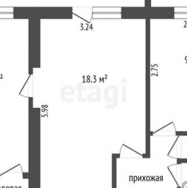 Продажа 2-комн квартиры на вторичном рынке ул Новороссийская,  д. 18/37