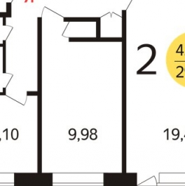 Продажа 2-комн квартиры на вторичном рынке ул Иерусалимская,  д. 4