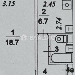 Продажа 1-комн квартиры на вторичном рынке Сокольническая 2-я ул,  д. 1