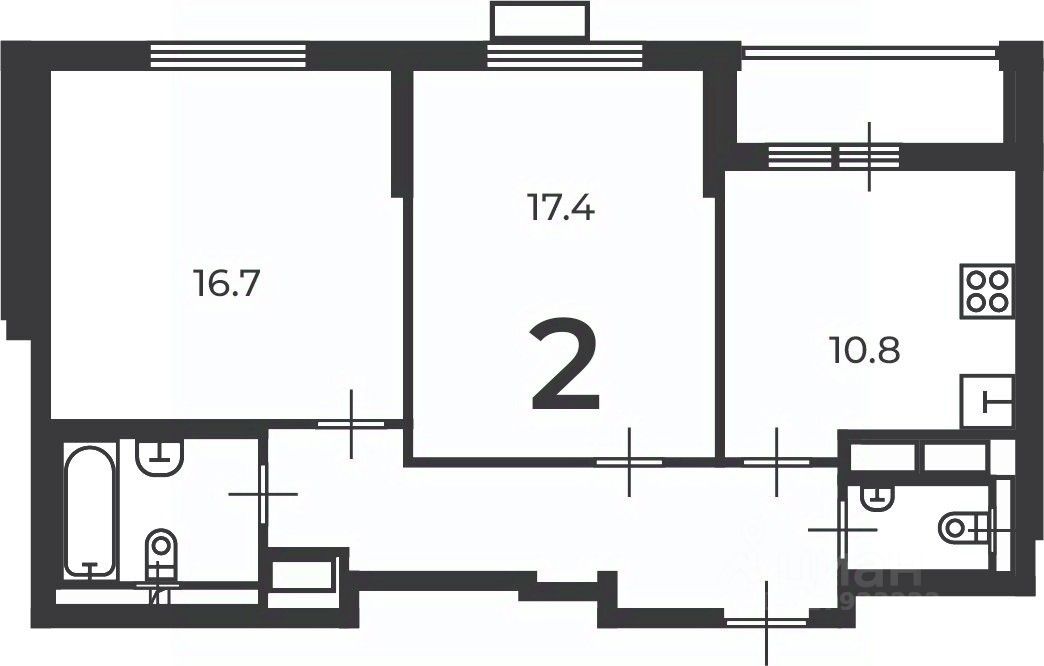 Продажа 2-комн квартиры на вторичном рынке Люблинская улица, 52к1