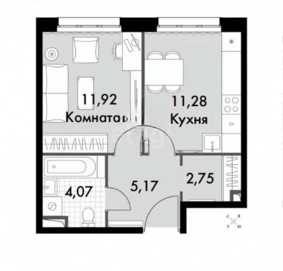 Продажа 1-комн квартиры в новостройке Внуковская Б. ул,  д. вл8