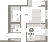 Продать Квартиры в новостройке Новоселье п., Петропавловская ул.   2