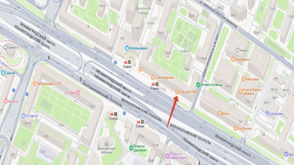 Аренда ПСН Ленинградский пр-кт