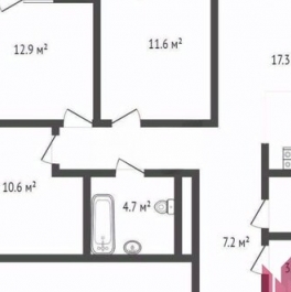 Продажа 3-комн квартиры на вторичном рынке Новоданиловская набережная,  д. 8