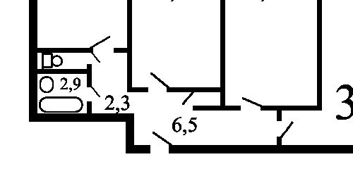 3-комн квартира улица Генерала Антонова, 5К3