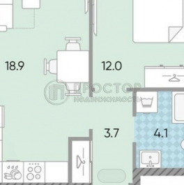 Продажа 1-комн квартиры на вторичном рынке ул Производственная,  д. 17А/21Б
