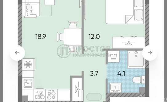 Продажа 1-комн квартиры на вторичном рынке ул Производственная,  д. 17А/21Б