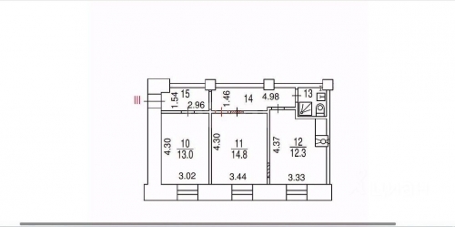 Помещение свободного назначения 1812 года ул,  д. 2